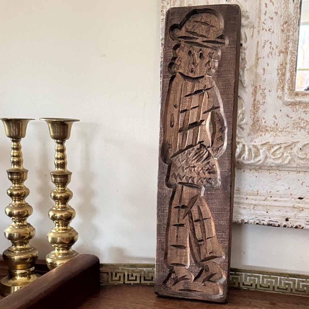 Dutch or German speculaas or springerle cookie mold